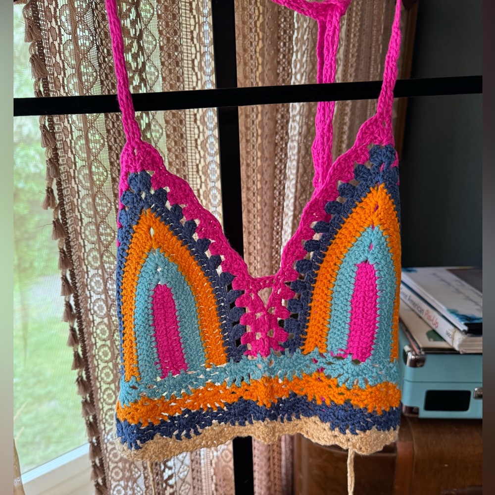 NWOT Colorful Crochet Set